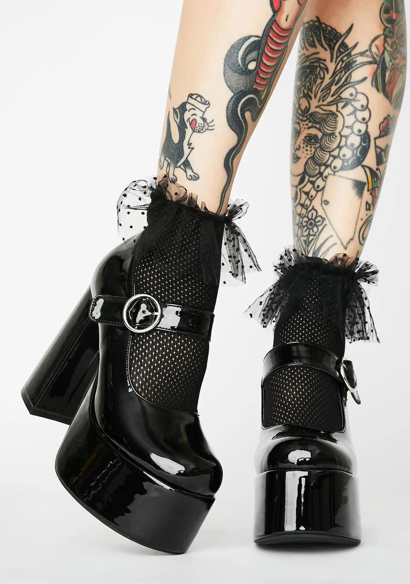 What Iz Luv Patent Mary Janes
