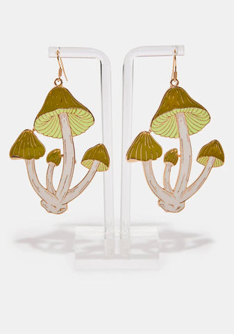 Mushroom Whispers Earrings