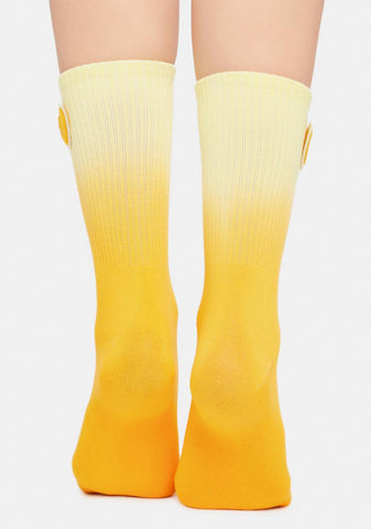 Love My Life Ombre Crew Socks