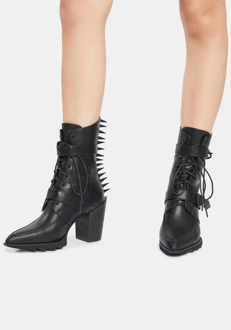 Nox Dare To Destroy Spiked Boots
