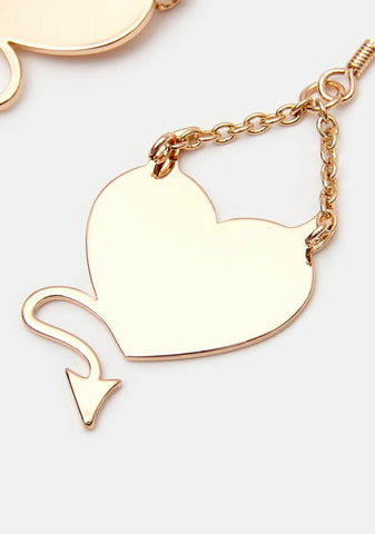 Sweet Hellraiser Heart Earrings