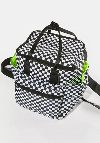 Checkered Claw Can Cooler