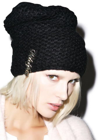 Solid Color Beanie - Dark Blue