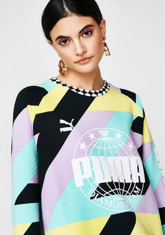 X Diamond Crew Sweatshirt