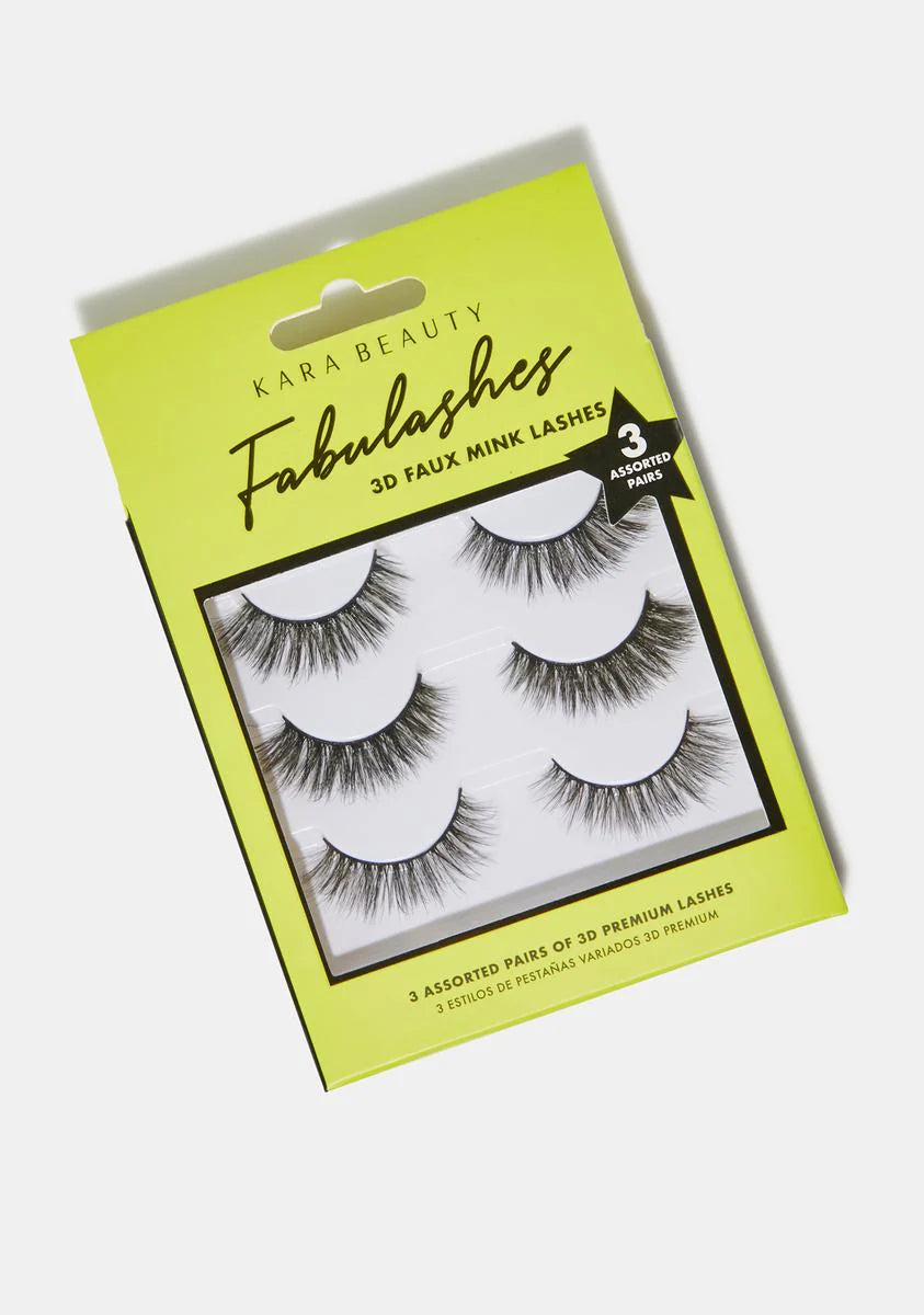 Fabulashes 3D Faux Mink Lash Variety Pack