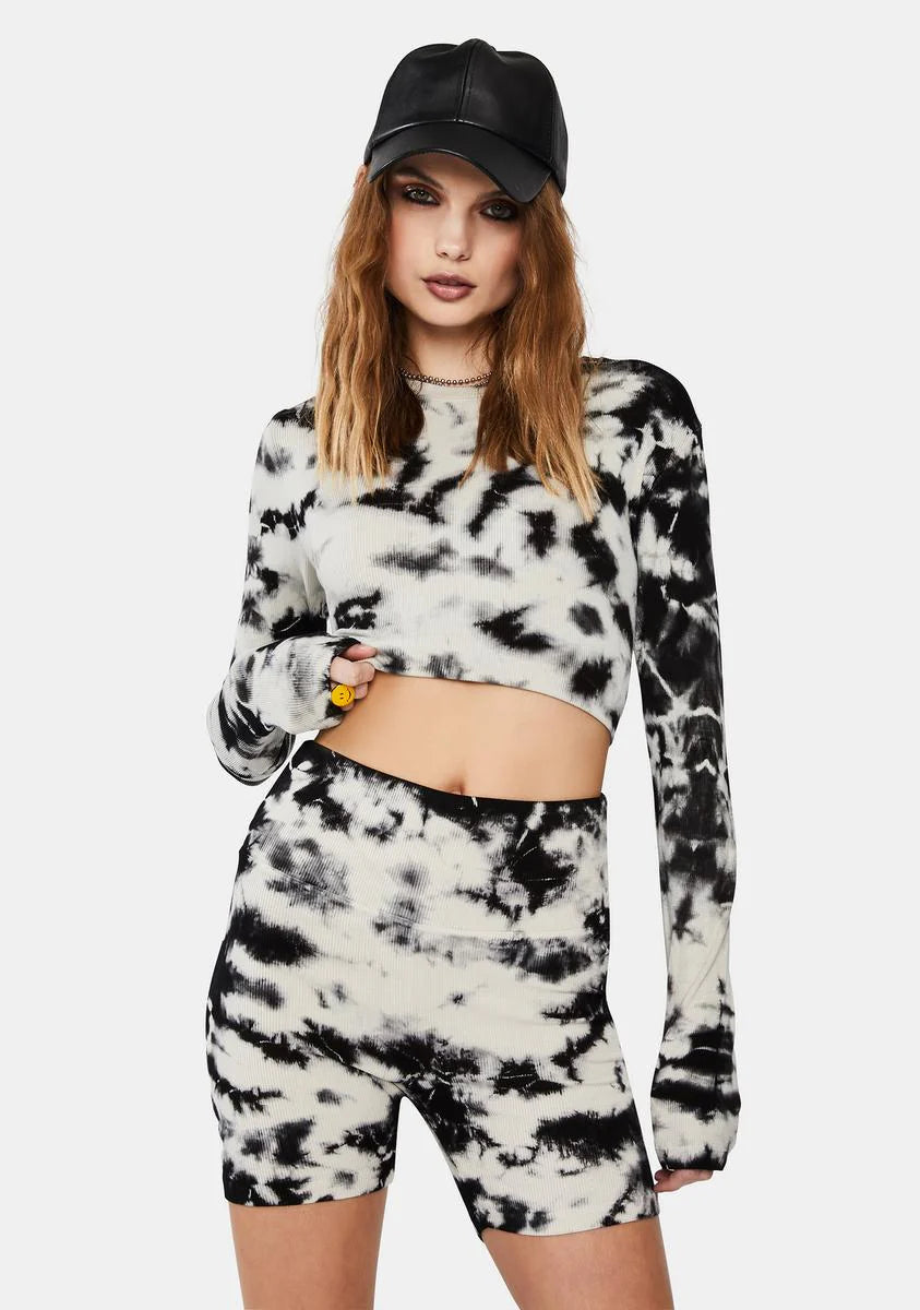 Tie Dye Sleep Long Sleeve Top