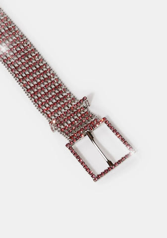 Baby Dazzle Rhinestone Waist Belt