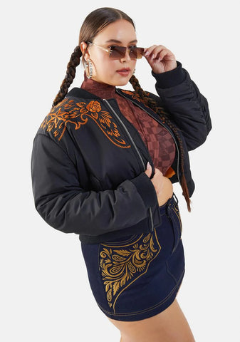 Deadly Scorpion Lust Bomber Jacket