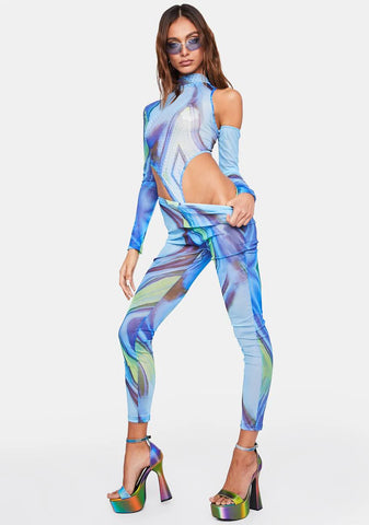 Rogue Fashionista Printed Catsuit