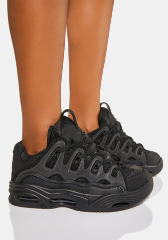 Black D3 2001 Sneakers