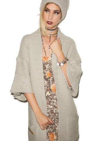 Cozy Cardigan - Light Brown
