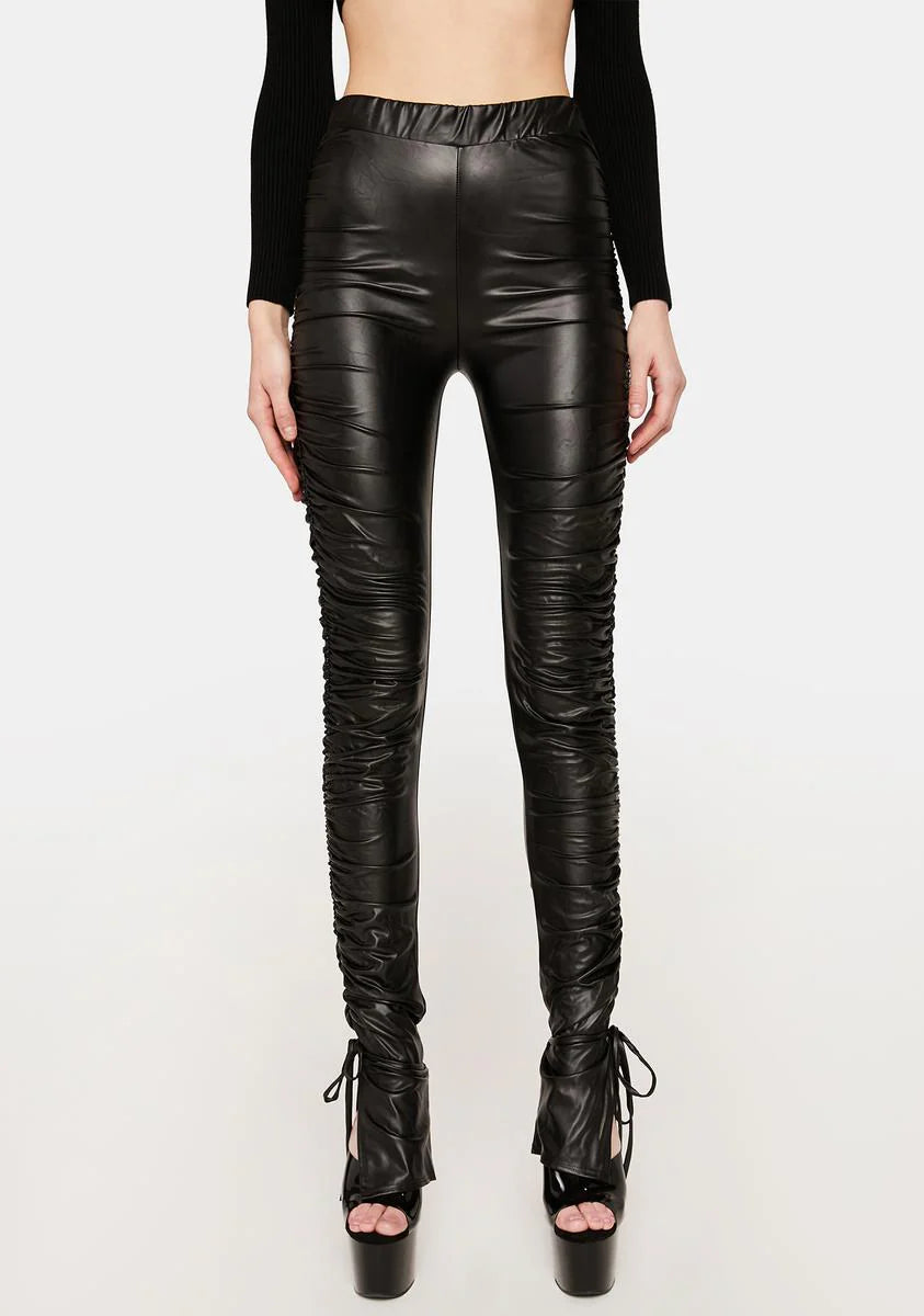 Dark Feelin' Spicy Ruched Pants