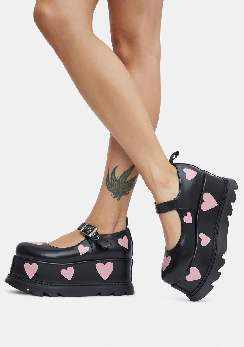 Sweetheart Of Mind Platform Mary Janes