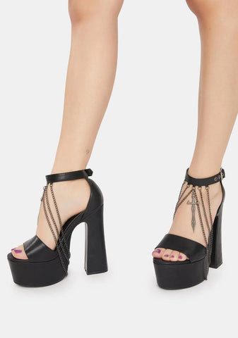 Warrior Spirt Platform Heels