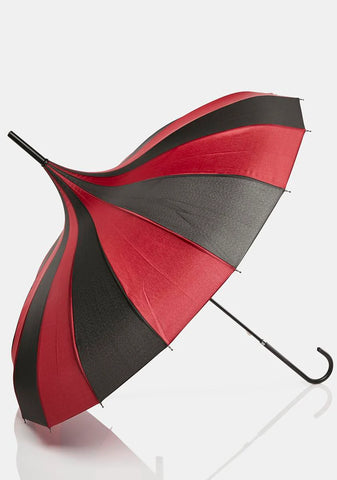 Scarlet Weather The Storm Pagoda Umbrella