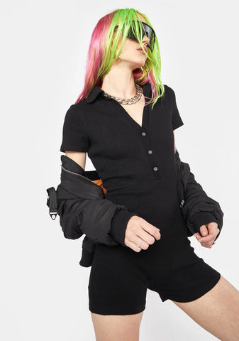 Play To Win Knit Romper