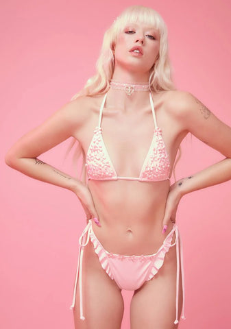 Art In Bloom Floral Bikini Set