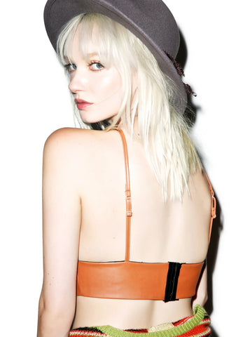 Bad Kitty Bralette - Light Orange