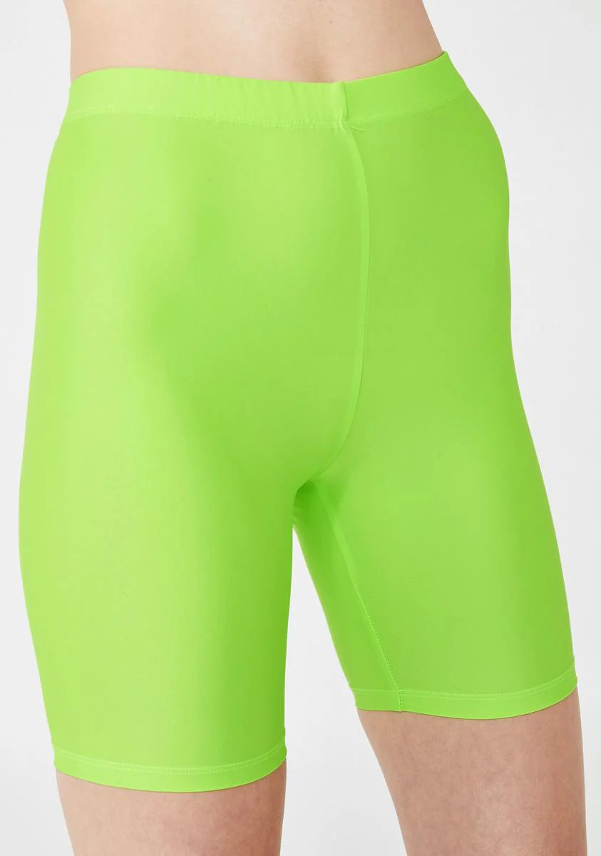 Lime Cycle Shorts