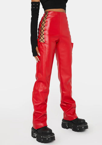 Jaxon Vegan Leather Pants