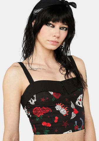 Rockabilly Baby Crop Top