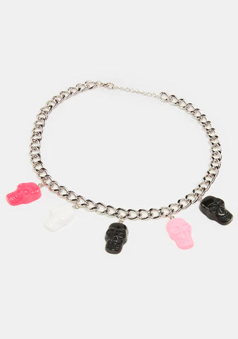 Life Is Beautiful Charm Choker