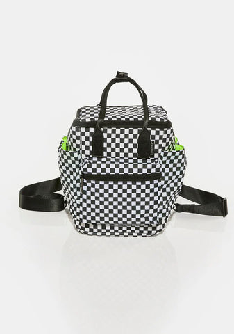 Checkered Claw Can Cooler