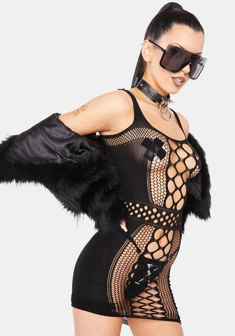 Self Assured Cutout Mini Dress