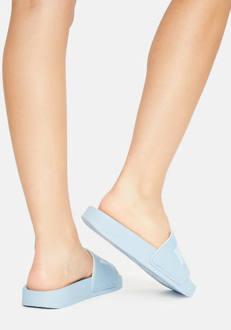 Light Blue 222 Banda Adam 17 Slide Sandals