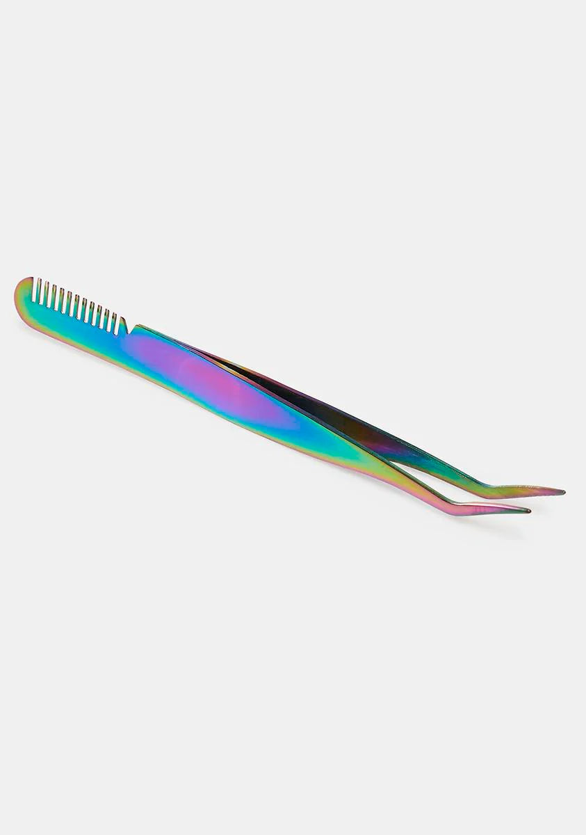 Rainbow Hit Me Up Lash Tweezer And Comb