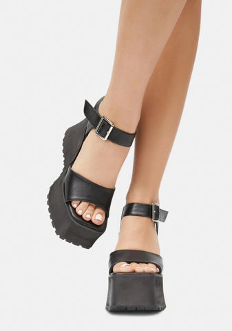 Record Breaking Platform Sandals