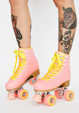 Pink Impala Quad Skates