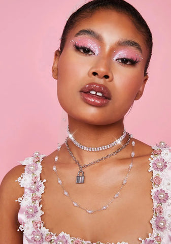 Lock Me Down Layered Choker