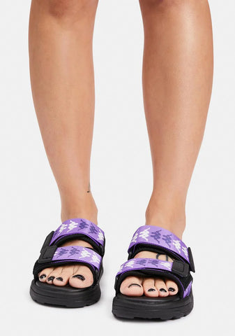 Black Lilac 222 Banda Aster 4 Sandals