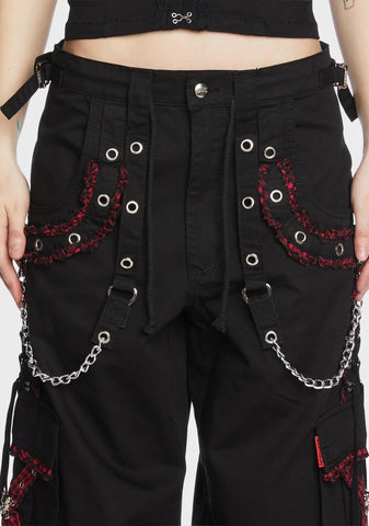 Black And Red Bo Peep Darkstreet Pants