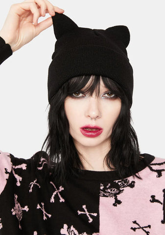 Nine Lives Knit Beanie