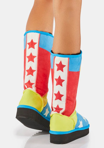 Warrior Goddess Slipper Boots