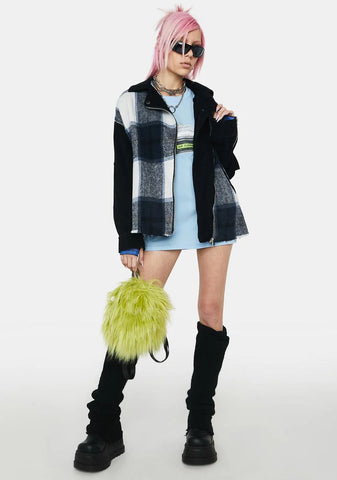 Lesson Learned Plaid Jacket