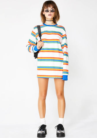 Playin' Hooky Striped Top