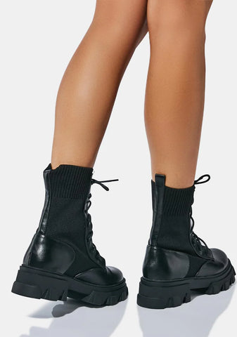 Recruit Me Combat Boots