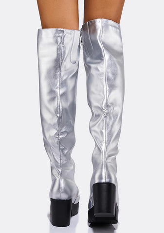 Platinum Brewed Alchemy Knee High Boots