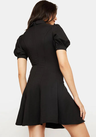 Rebel Girl Lace Up Mini Dress