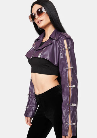 She's Dangerous Shrug Moto Jacket