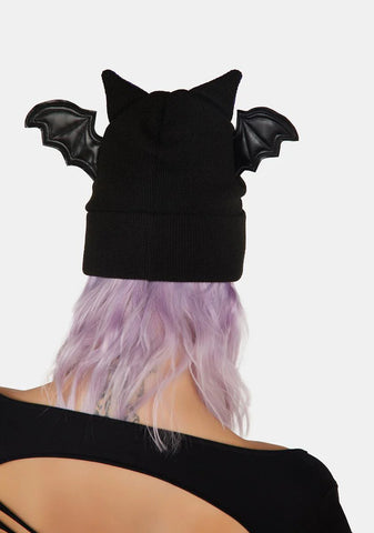 Dwell The Night Bat Beanie