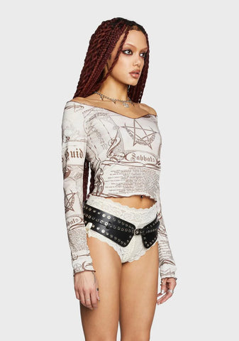 A Witch's Brew Cropped Tee