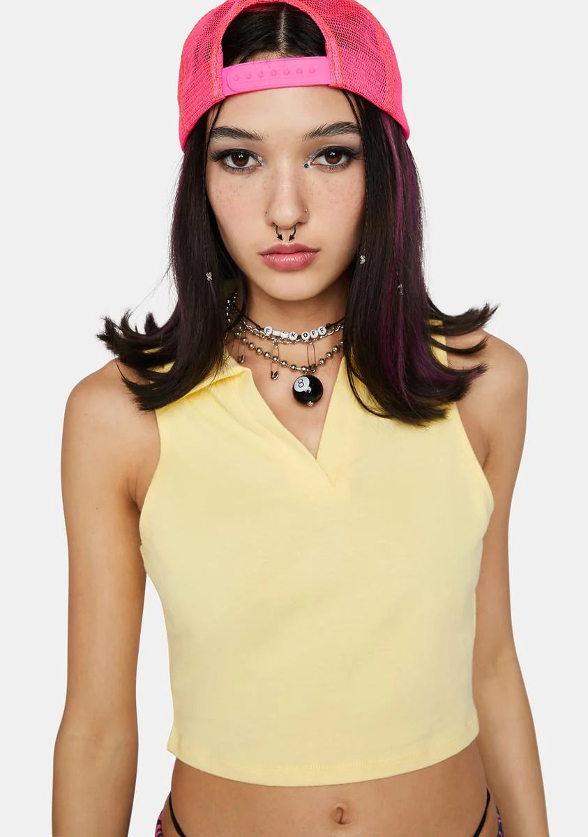 Butter Stay The Same Crop Tank