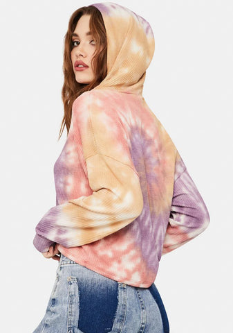 Tie Dye Pullover Sweatshirt