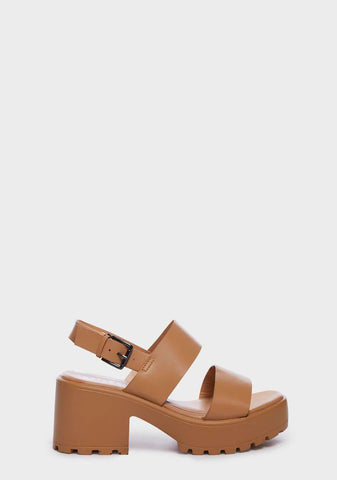 Taupe Tourism Market Platform Sandals