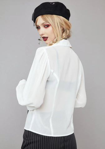 Sent To Detention Chiffon Blouse