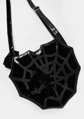Spiderweb Heart Bag